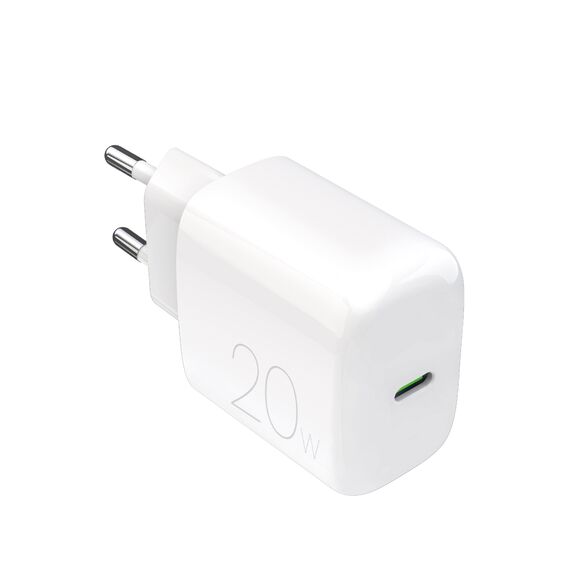 Puro PROLITE 20W USB-C Wall Charger - White - Travel Chargers - Smartphone Chargers - Techbox