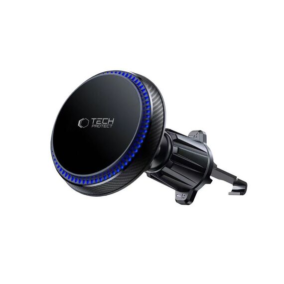 Tech-Protect MM15W-V4 Magnetic MagSafe 15W Car Holder for Cockpit / Windshield / Air Vent - Black