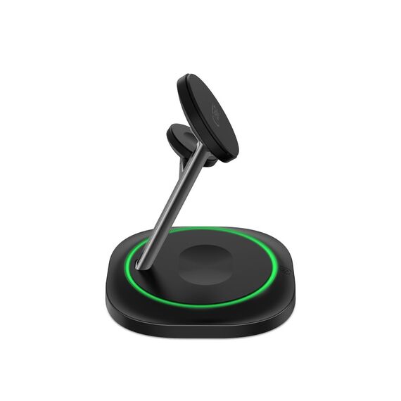 Tech-Protect QI15W-A46 3in1 Magnetic MagSafe Inductive Charger - Black