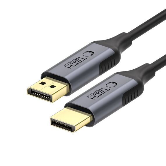 Tech-Protect UltraBoost DisplayPort to DisplayPort 1.4 4K 60Hz Cable 2m - Black | Techbox