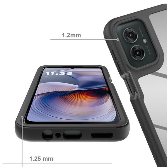 Tech-Protect Defense Case for Motorola Moto G15 / G15 Power / G05 / E15 - Black | Techbox