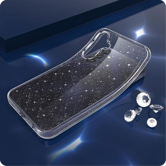 Tech-Protect FlexAir Case for Samsung Galaxy A56 5G - Clear Glitter | Techbox