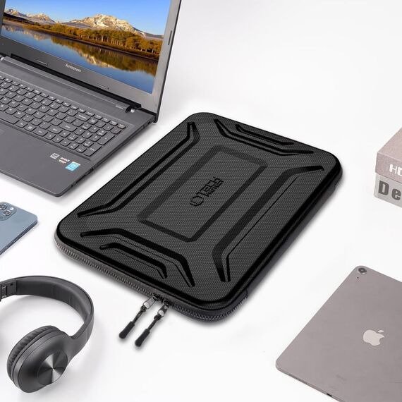 Tech-Protect Kevlar Pro Laptop Case 15-16" - Black - Bags & Backpacks - Laptop Accessories - Techbox