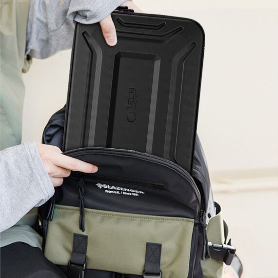 Tech-Protect Kevlar Pro Laptop Case 15-16" - Black - Bags & Backpacks - Laptop Accessories - Techbox