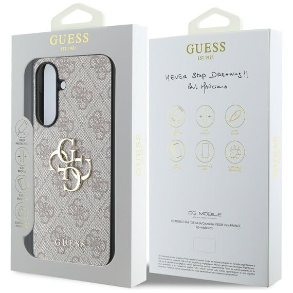 Guess Big 4G Logo Classic Logo Case for Samsung Galaxy A36 - Pink | Techbox