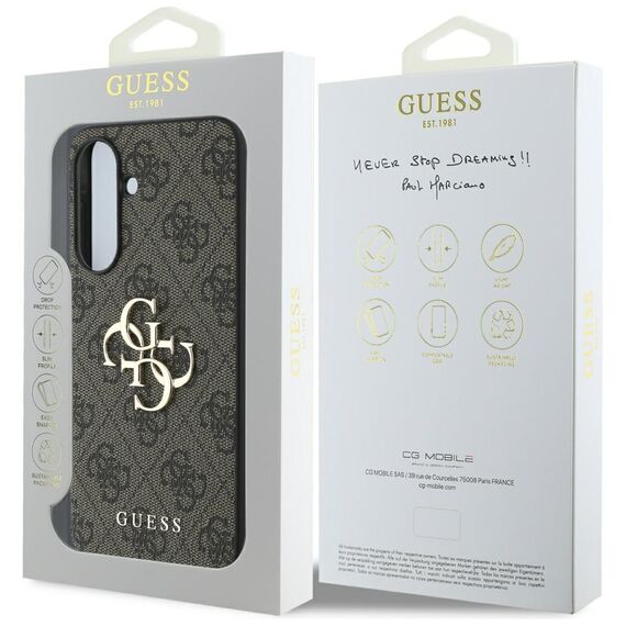 Guess Big 4G Logo Classic Logo Case for Samsung Galaxy A56 - Brown | Techbox