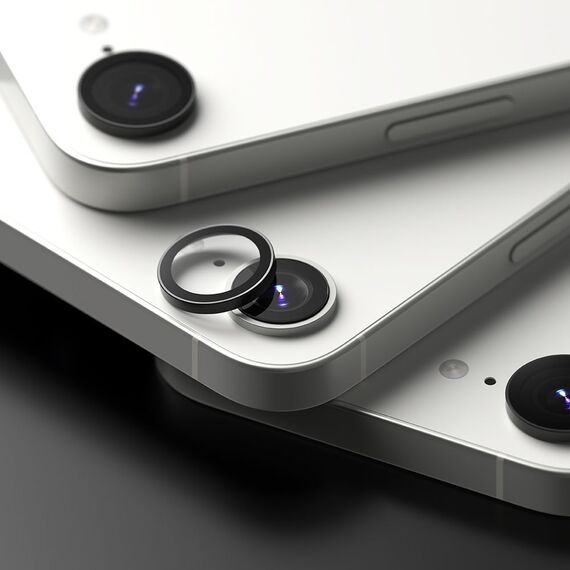 Ringke Camera Frame Protector 2-pack for iPhone 16e - Black