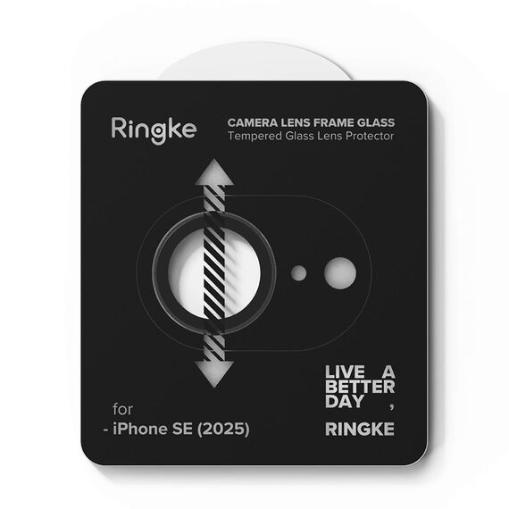 Ringke Camera Frame Protector 2-pack for iPhone 16e - Black