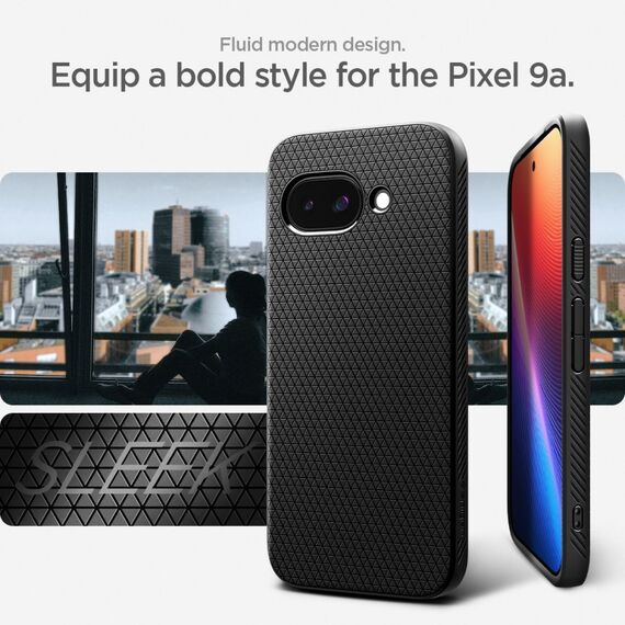 Spigen Liquid Air Case for Google Pixel 9A - Matte Black - Uncategorized Cases (2) - Cases - Techbox