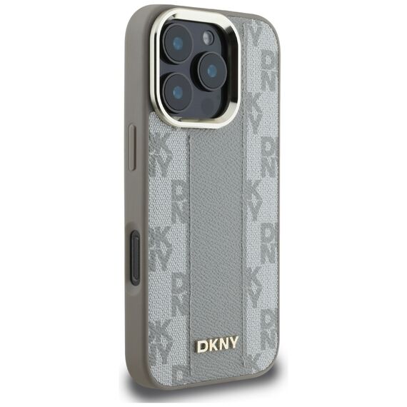 DKNY Checkered Pattern Magsafe iPhone 16 Pro Max Case - Beige | Techbox