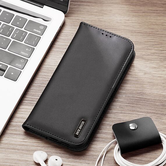 Dux Ducis Hivo Samsung Galaxy S25 Edge Case with Flip and RFID Protection - Black - Samsung Cases - Cases - Techbox