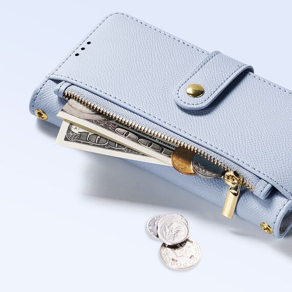 Dux Ducis Lawa iPhone 16 Pro Leather Case with Detachable Magnetic Wallet - Blue | Techbox