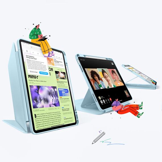 ESR Flip Hybrid Case for iPad Air 13" 1 / 2 - Blue | Techbox