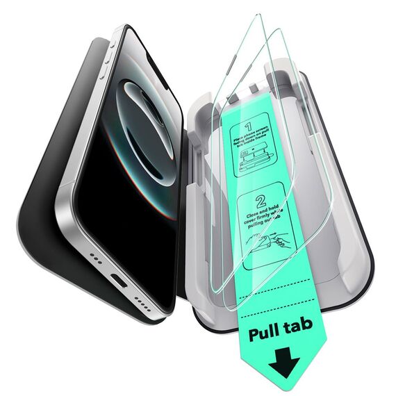 ESR UltraFit Tempered Glass 2-pack case for iPhone 13 / 13 Pro / 14 / 16e - Uncategorized Cases (2) - Cases - Techbox
