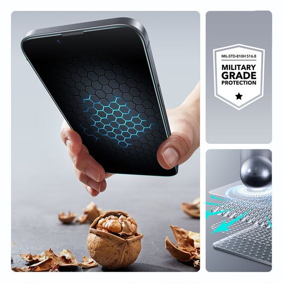 ESR UltraFit Tempered Glass 2-pack case for iPhone 13 / 13 Pro / 14 / 16e - Uncategorized Cases (2) - Cases - Techbox