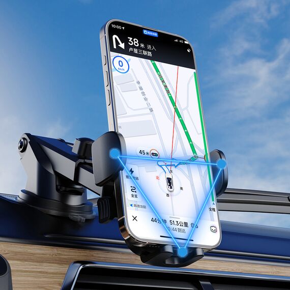 Dudao F2N smartphone holder for 360° air vent - black - Smartphone Holders - Smartphones - Techbox
