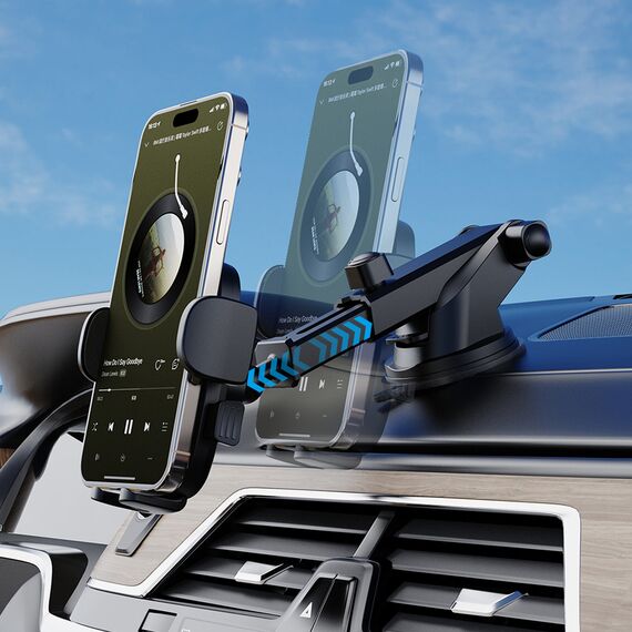 Dudao F2N smartphone holder for 360° air vent - black - Smartphone Holders - Smartphones - Techbox