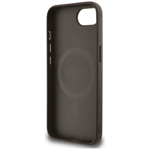 Guess 4G Flowers Print MagSafe case for iPhone 16e - brown | Techbox