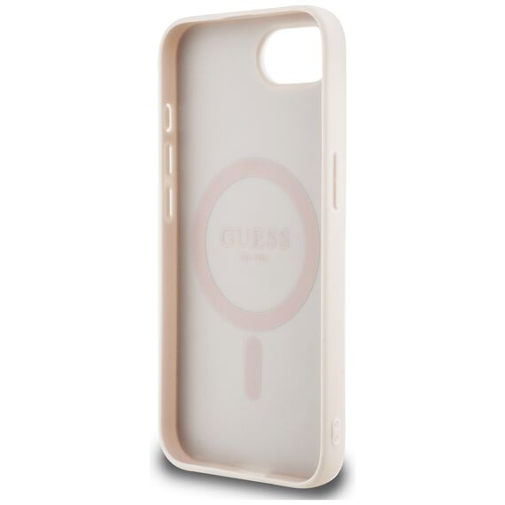 Guess 4G Flowers Print MagSafe iPhone 16e Case - Pink | Techbox