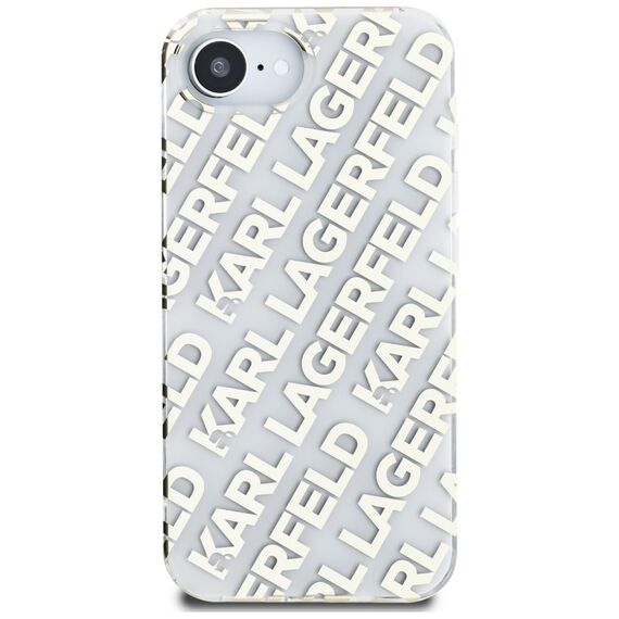 Karl Lagerfeld IML Repeat Logo iPhone 16e Case - Gold - Apple Cases - Cases - Techbox