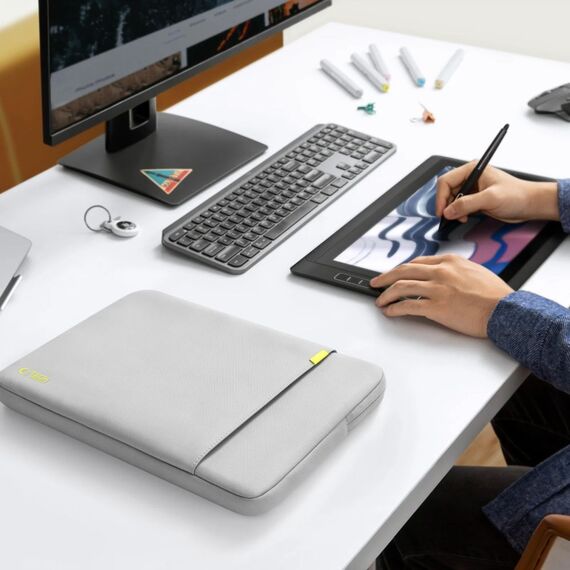 Tech-Protect Defender Laptop Bag 15-16" - Gray - Bags & Backpacks - Laptop Accessories - Techbox