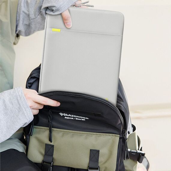 Tech-Protect Defender Laptop Bag 15-16" - Gray - Bags & Backpacks - Laptop Accessories - Techbox