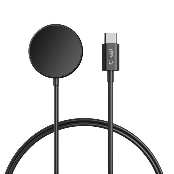 Tech-Protect MC03 UltraBoost Inductive Charger for Samsung Galaxy Watch USB-C 100cm - Black | Techbox