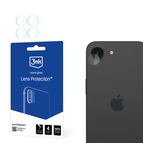 3mk Lens Protection Hybrid Glass for Apple iPhone 16E Camera Lens | Techbox