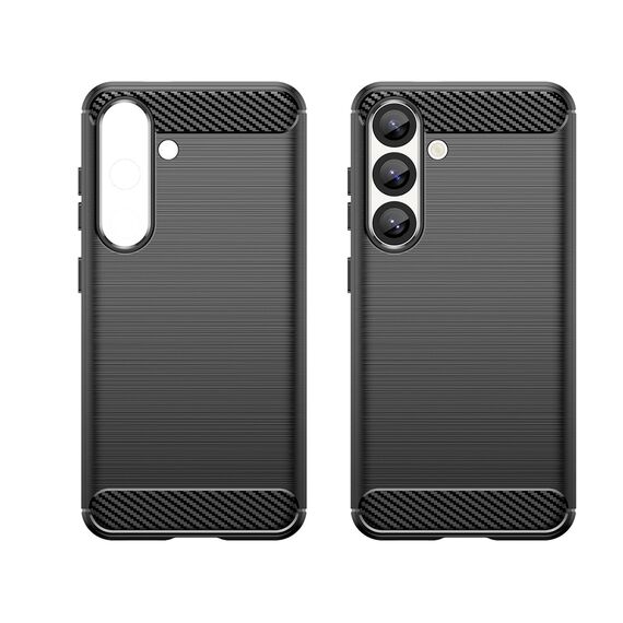 Carbon Case Flexible Silicone for Xiaomi Poco M7 5G - Black | Techbox