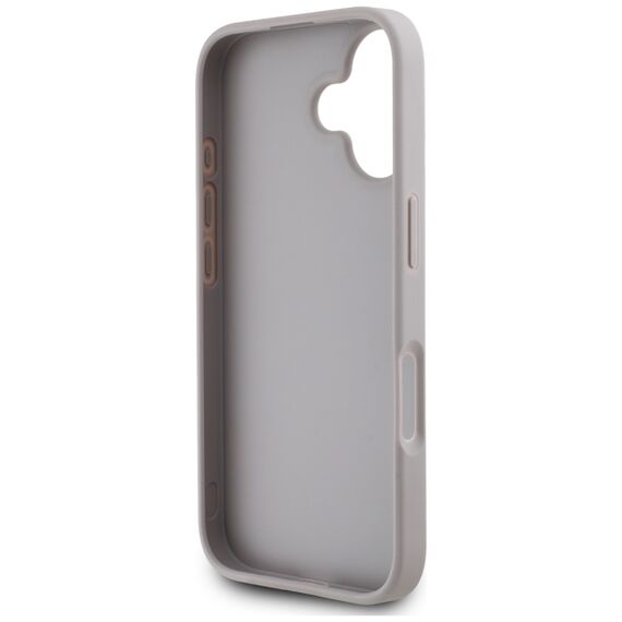 Guess Grained Roses Big 4G Logo iPhone 16 Case - Purple | Techbox