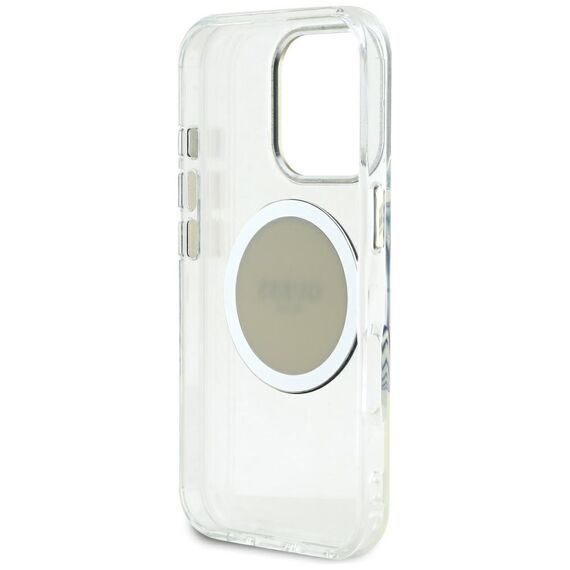 Guess IML Metal Colored Circle Classic Logo MagSafe case for iPhone 16 Pro Max - gray | Techbox