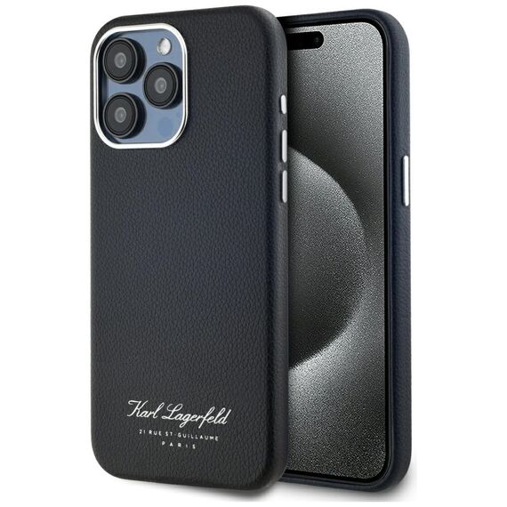 Karl Lagerfeld hotel RSG iPhone 15 Pro case - black - Uncategorized Cases (2) - Cases - Techbox