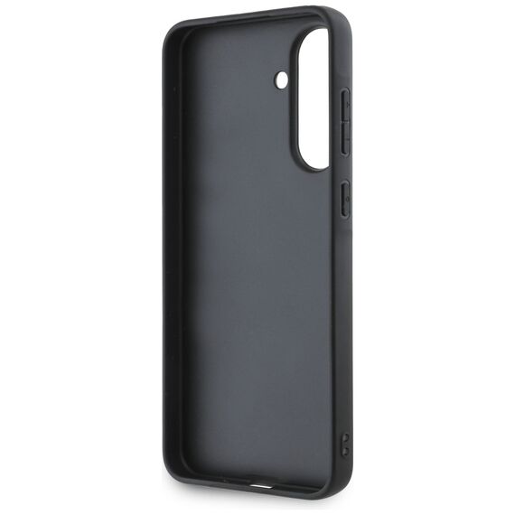 Karl Lagerfeld Saffiano Case w/ K&amp;C Metal Logo for Samsung Galaxy A36 - Black | Techbox