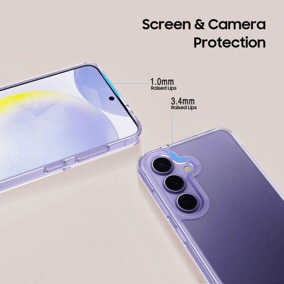 Tech-Protect FlexAir Hybrid Case for Samsung Galaxy S25 Edge - Clear - Samsung Cases - Cases - Techbox