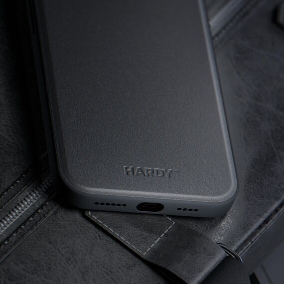 3mk Hardy Apple Silky Leather MagCase for Apple iPhone 16 Plus - Black