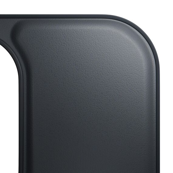 3mk Hardy Apple Silky Leather MagCase for Apple iPhone 16 Plus - Black