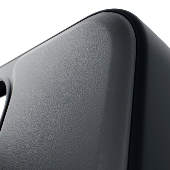 3mk Hardy Apple Silky Leather MagCase for Apple iPhone 16 Pro Max - Black