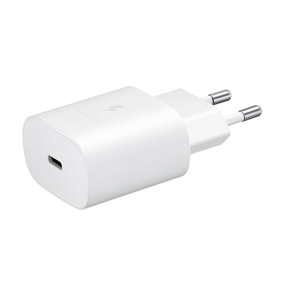Samsung 25W EP-TA800EWE USB-C Wall Charger Replacement Pack - White - Travel Chargers - Smartphone Chargers - Techbox