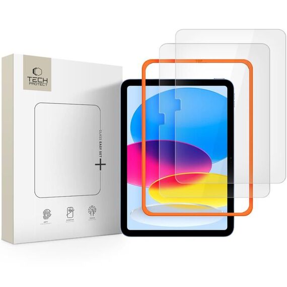 Tech-Protect Easy Set+ 2-pack tempered glass for iPad 10.9” 2022 / iPad 11” 2025 | Techbox