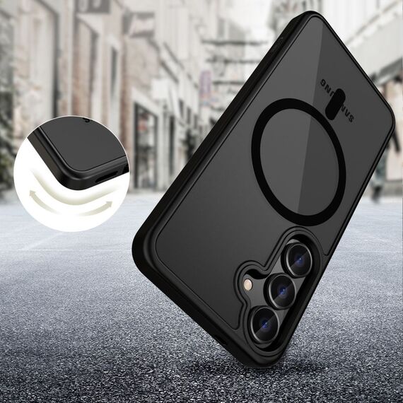 Tech-Protect MagMat MagSafe Case for Samsung Galaxy S25 Edge - Matte Black - Samsung Cases - Cases - Techbox