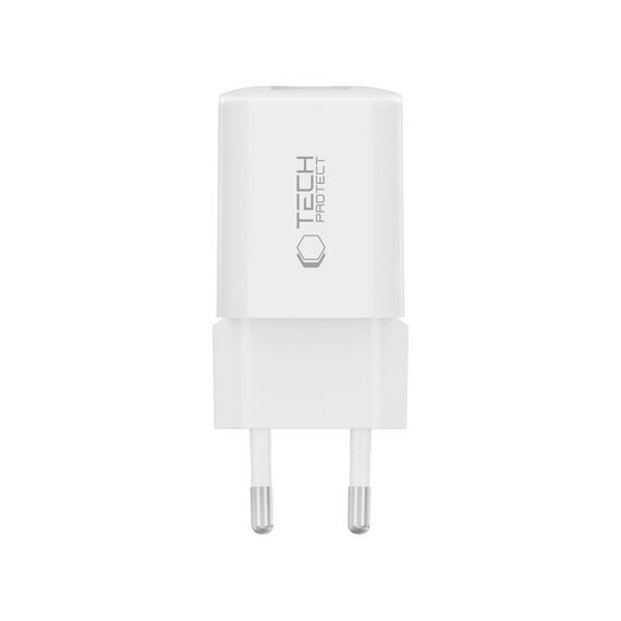Tech-Protect NCM33W 2-port PD33W/QC3.0 wall charger - white