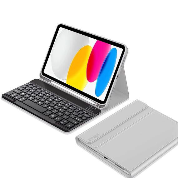 Tech-Protect SC Pen + Keyboard Case for iPad 10.9" 2022 (10th gen.) / 11" 2025 (11th gen.) - Gray - Tablet Accessories - Tablet PC & Accessories - Techbox