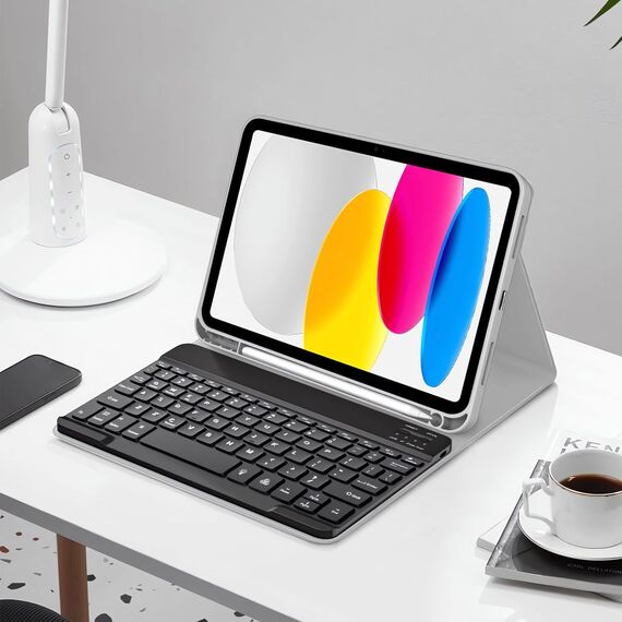 Tech-Protect SC Pen + Keyboard Case for iPad 10.9" 2022 (10th gen.) / 11" 2025 (11th gen.) - Gray - Tablet Accessories - Tablet PC & Accessories - Techbox