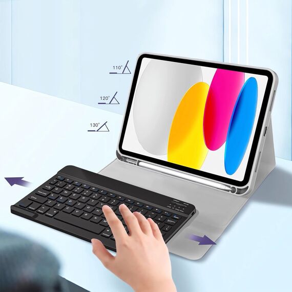 Tech-Protect SC Pen + Keyboard Case for iPad 10.9" 2022 (10th gen.) / 11" 2025 (11th gen.) - Gray - Tablet Accessories - Tablet PC & Accessories - Techbox