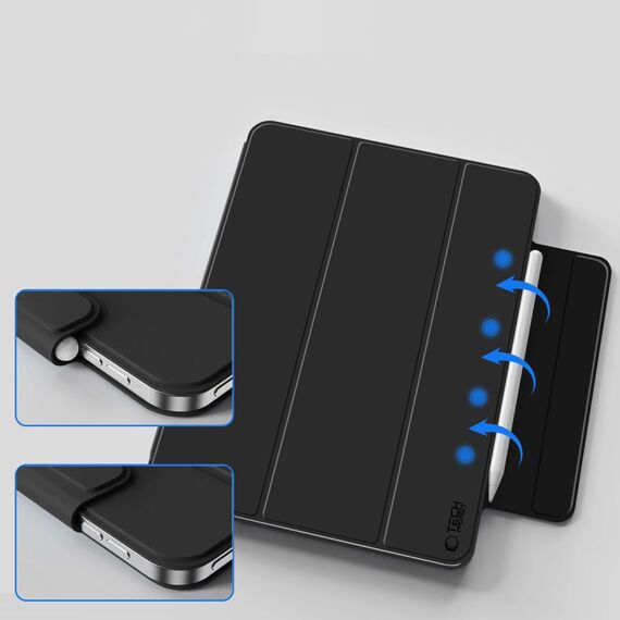 Tech-Protect Smartcase Magnetic for iPad 10.9” 2022 / iPad 11” 2025 - black | Techbox