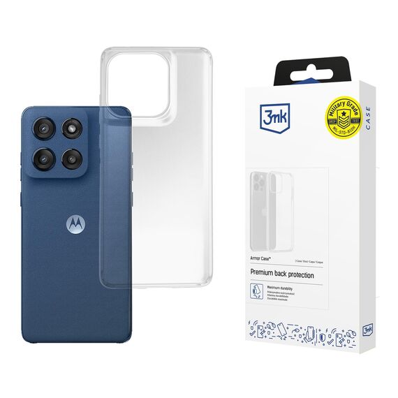 3mk Armor Case for Motorola Moto Edge 60 / 60 Fusion - Transparent - Uncategorized Cases (2) - Cases - Techbox