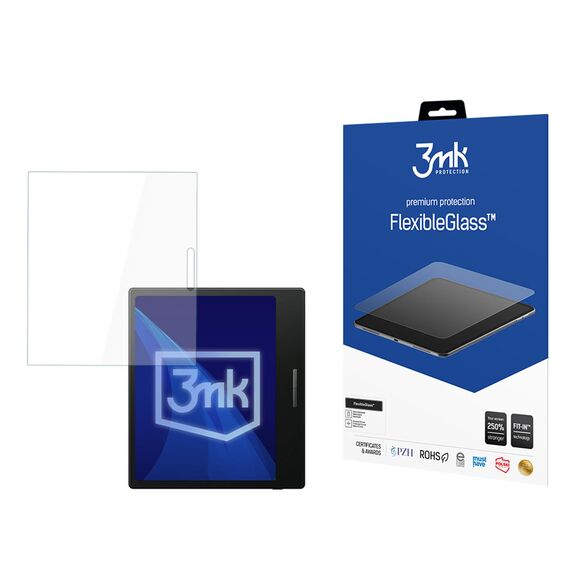 Hybrid glass 3mk FlexibleGlass on Onyx Boox Go 7 / Go Color 7 (Gen II) | Techbox