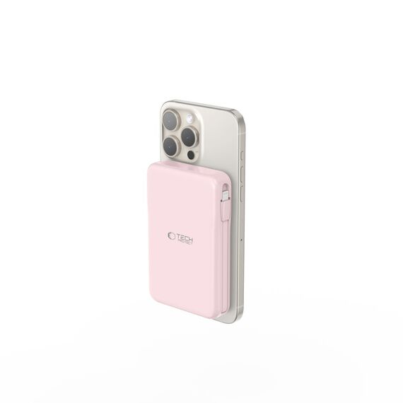 Powerbank Tech-Protect PB31 LifeMag MagSafe 10000 mAh - pink - Powerbanks - Smartphone Chargers - Techbox