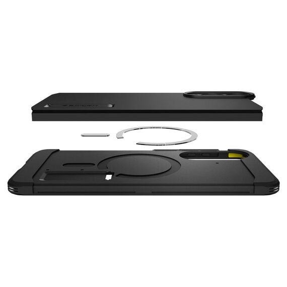 Spigen Tough Armor MagSafe case for Samsung Galaxy S25 Edge - black | Techbox