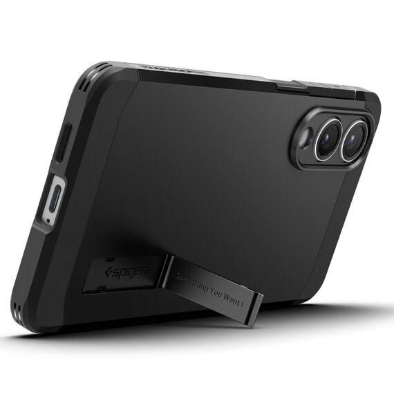 Spigen Tough Armor MagSafe case for Samsung Galaxy S25 Edge - black | Techbox